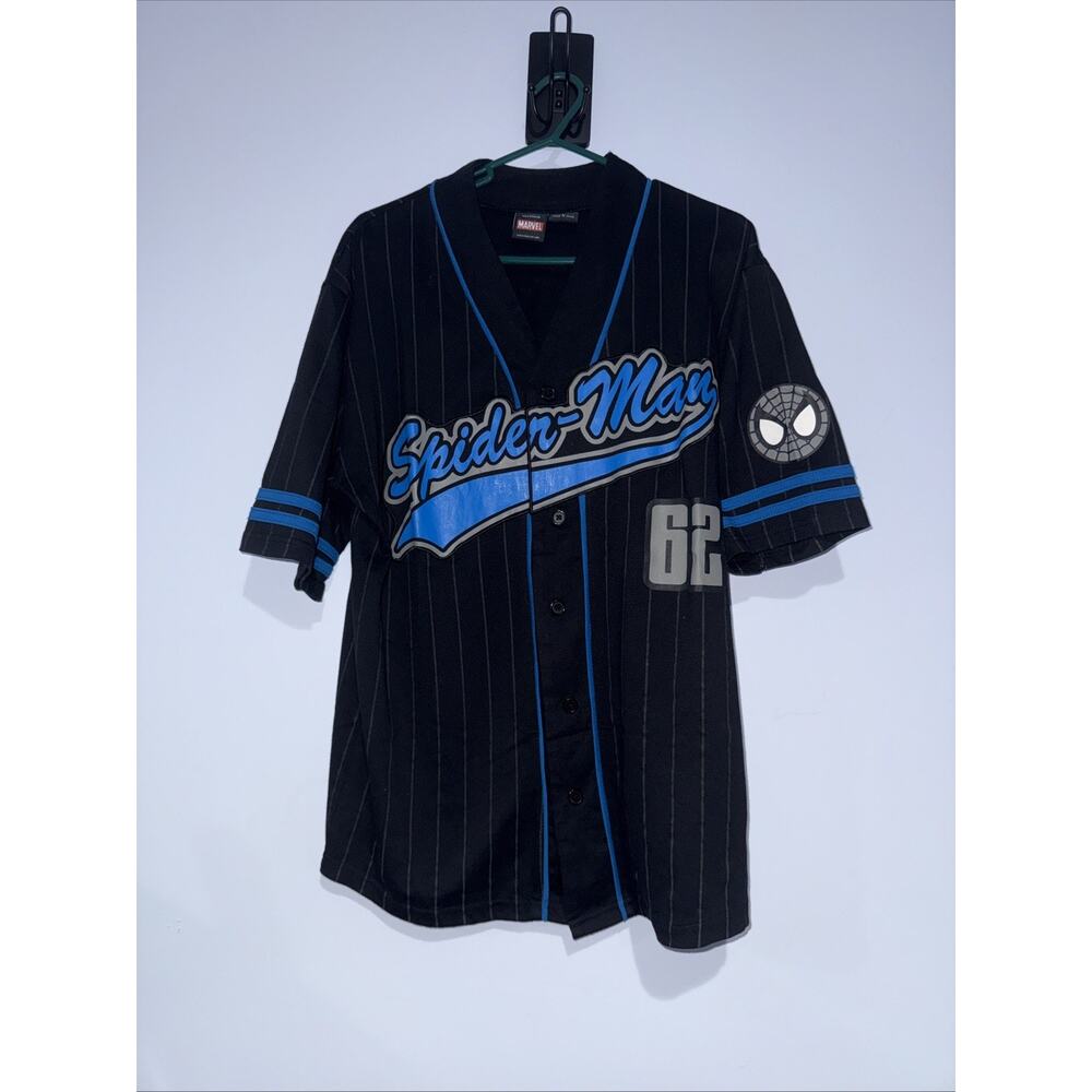 Vintage Men’s Spider-man Baseball Jersey Large 2011, Marvel